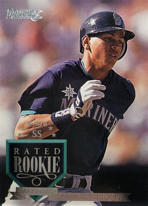 baseball card alex rodriguez|alex rodriguez rated rookie card.